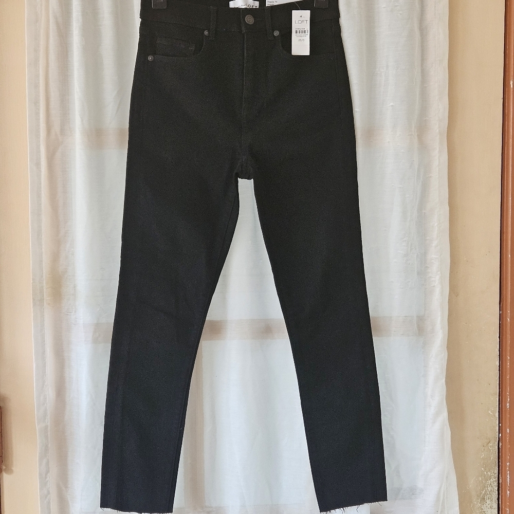 NWT LOFT THE SKINNY HIGH RISE REGULAR FIT JEANS WOMEN'S SIZE 25/0